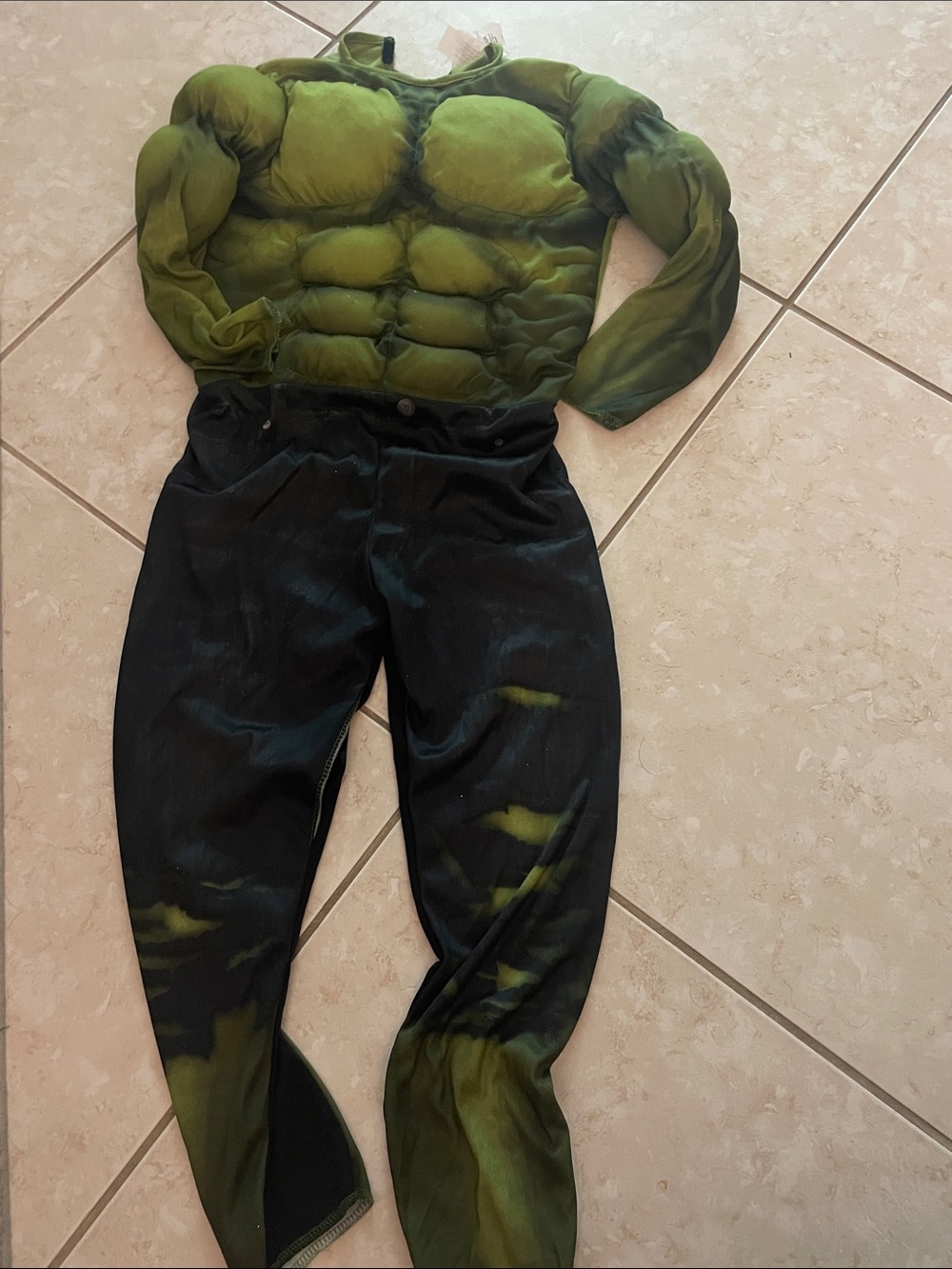 Rubie's Green and Black Padded Superhero Costume